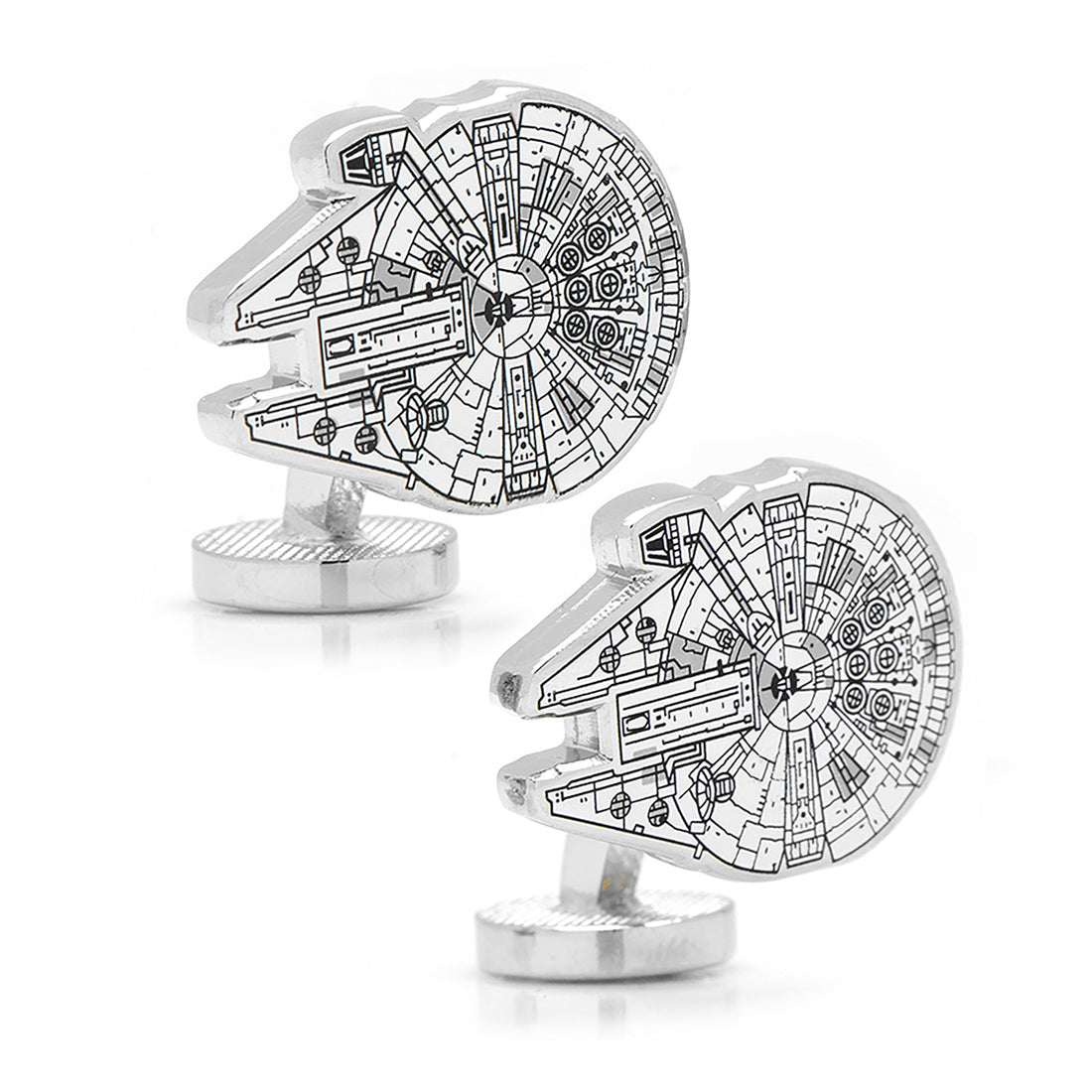 Star Wars Millennium Falcon Cufflinks by Cufflinks.com
