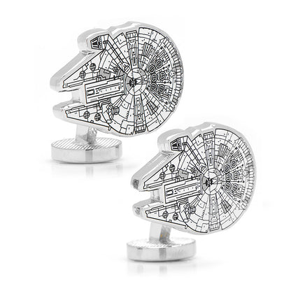 Star Wars Millennium Falcon Cufflinks by Cufflinks.com