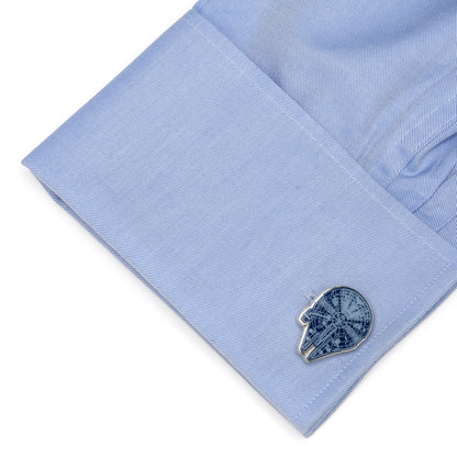 Star Wars Millennium Falcon Blueprint Cufflinks by Cufflinks.com