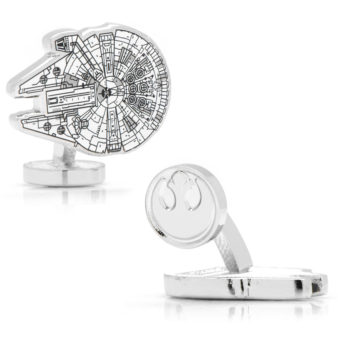 Star Wars Millennium Falcon Cufflinks by Cufflinks.com