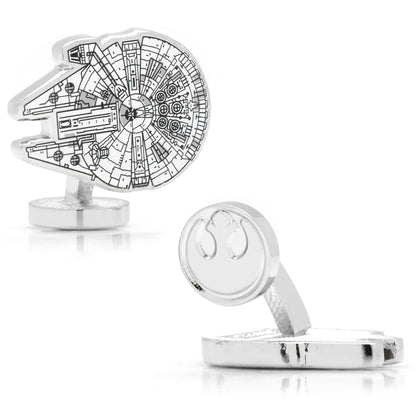 Star Wars Millennium Falcon Cufflinks by Cufflinks.com