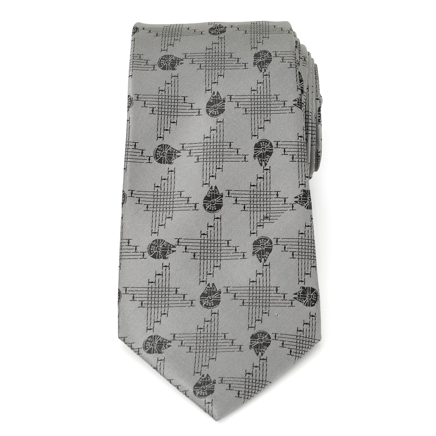 Star Wars Millennium Falcon Gray Tie by Cufflinks.com