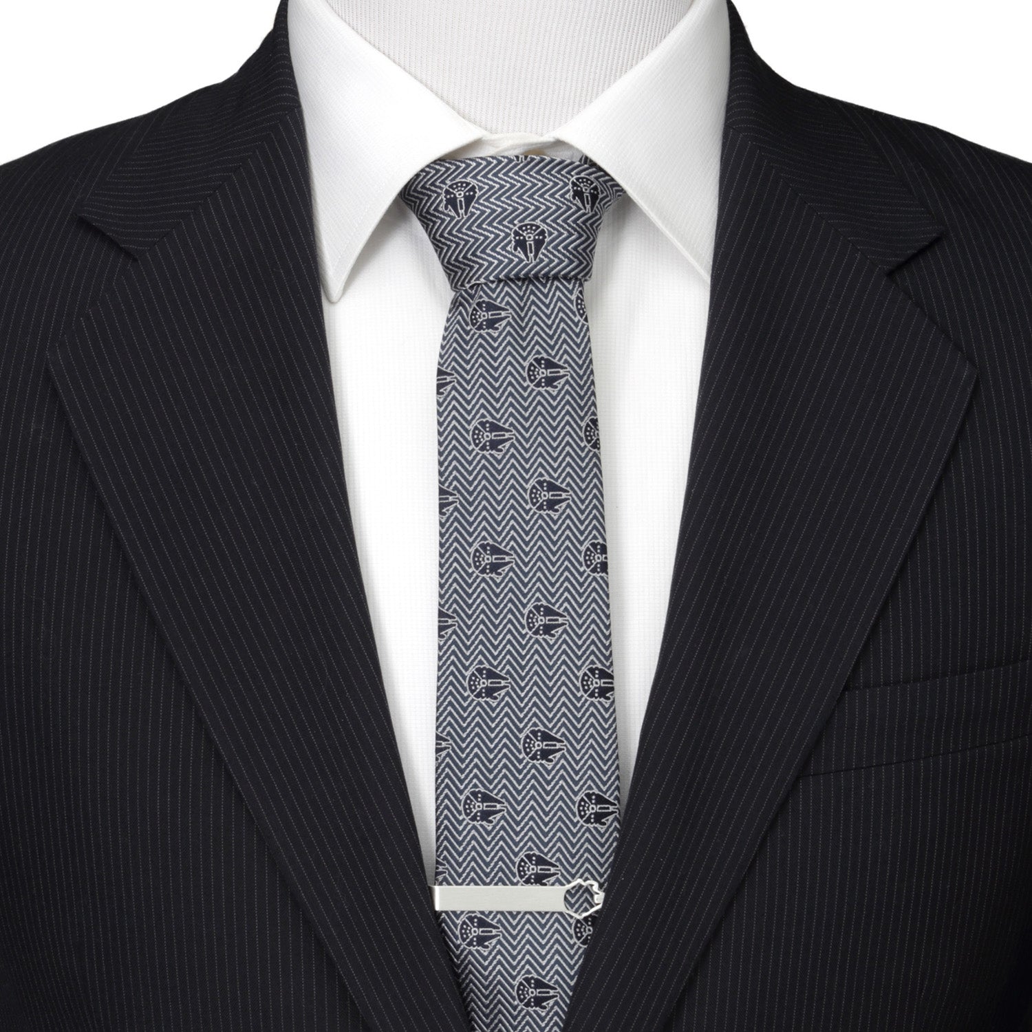 Star Wars Millennium Falcon Herringbone Tie by Cufflinks.com