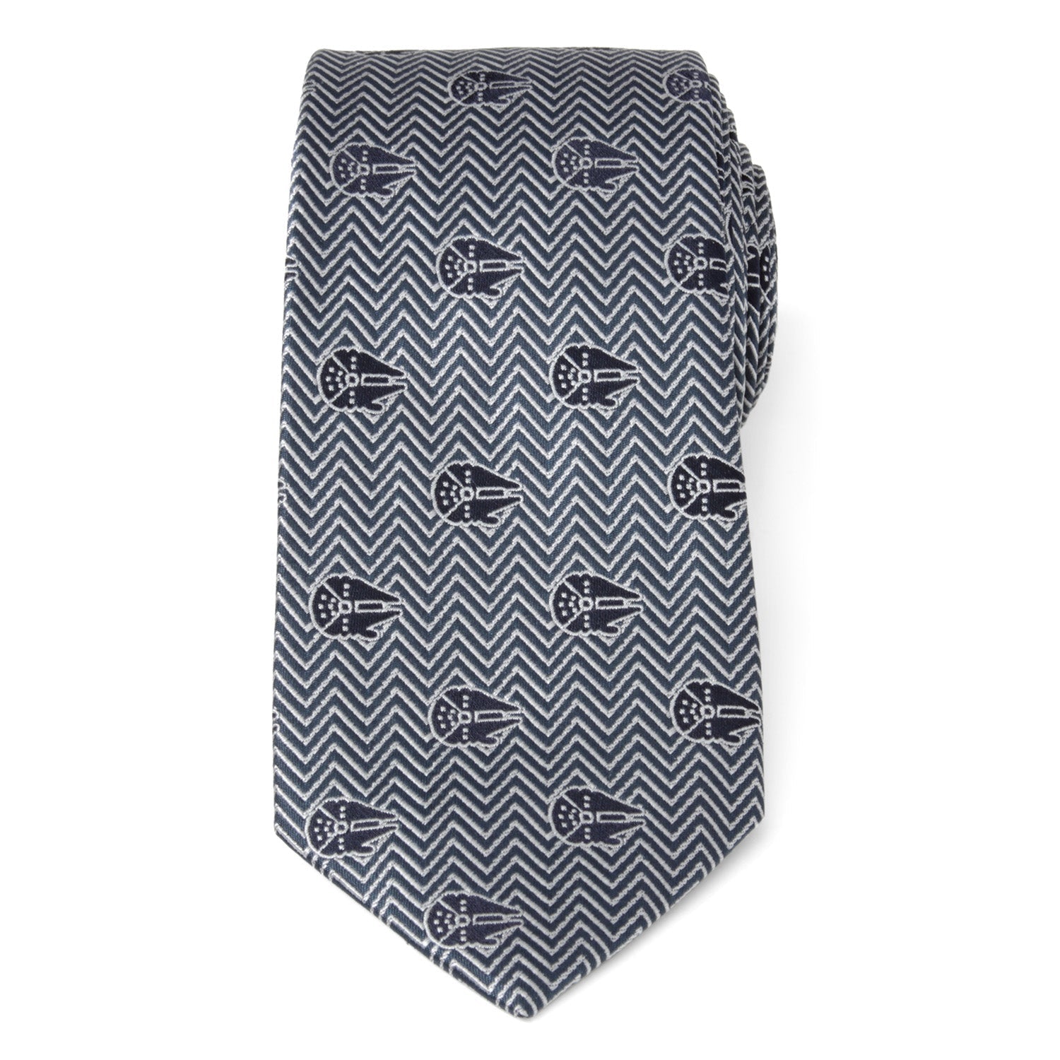 Star Wars Millennium Falcon Herringbone Tie by Cufflinks.com