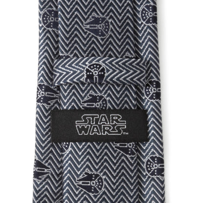 Star Wars Millennium Falcon Herringbone Tie by Cufflinks.com