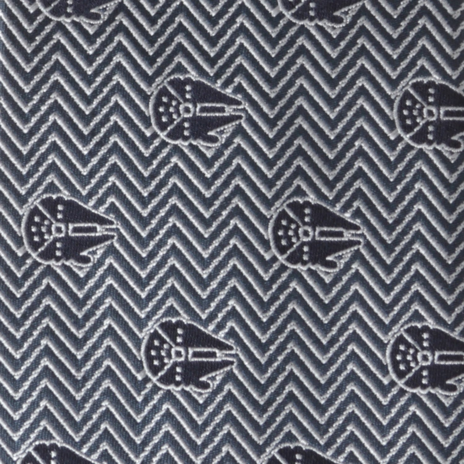 Star Wars Millennium Falcon Herringbone Tie by Cufflinks.com