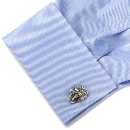 Star Wars Millennium Falcon 3D Cufflinks by Cufflinks.com