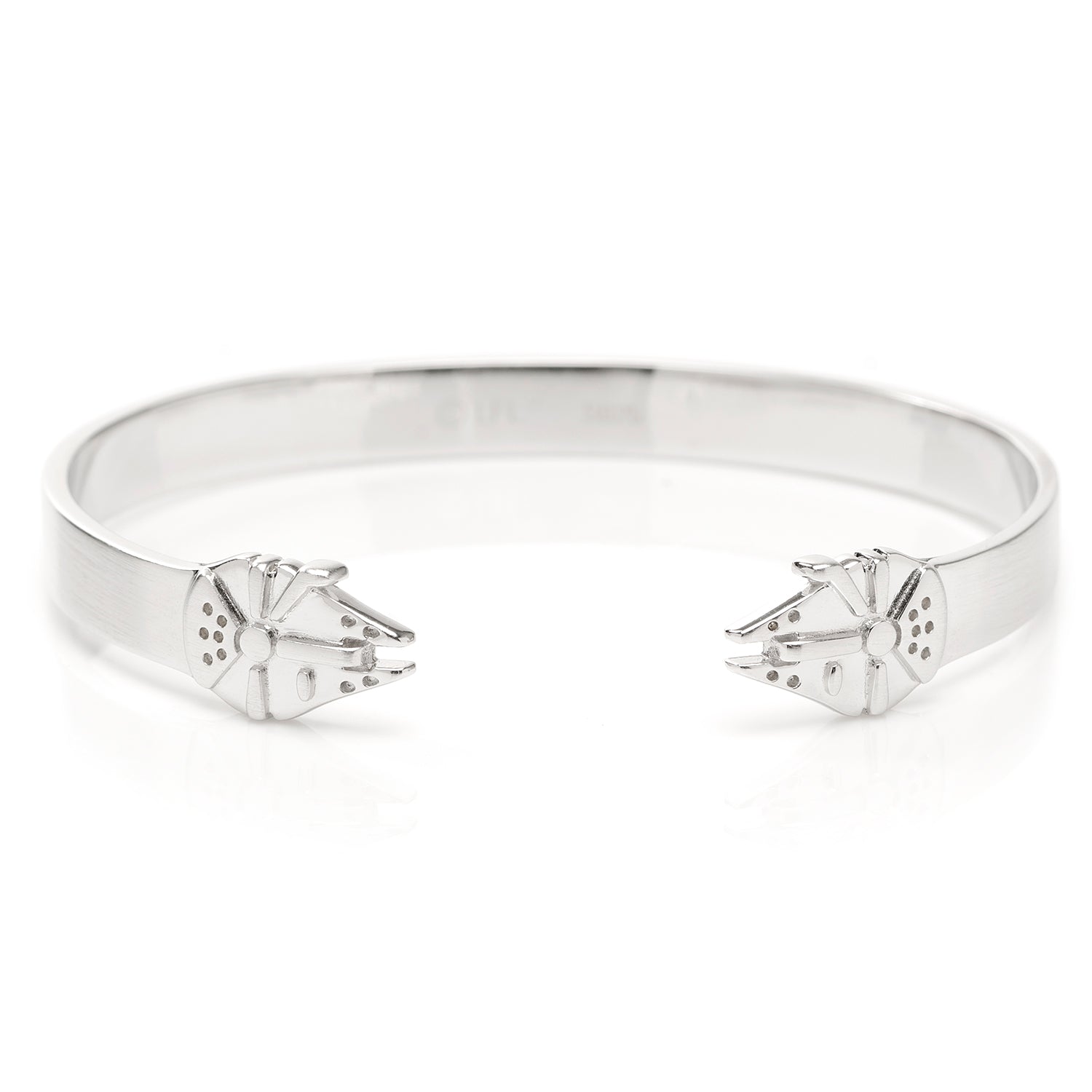 Star Wars Millennium Falcon Stainless Steel Cuff Bracelet by Cufflinks.com