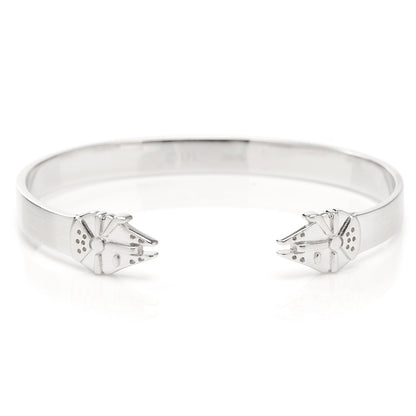 Star Wars Millennium Falcon Stainless Steel Cuff Bracelet by Cufflinks.com