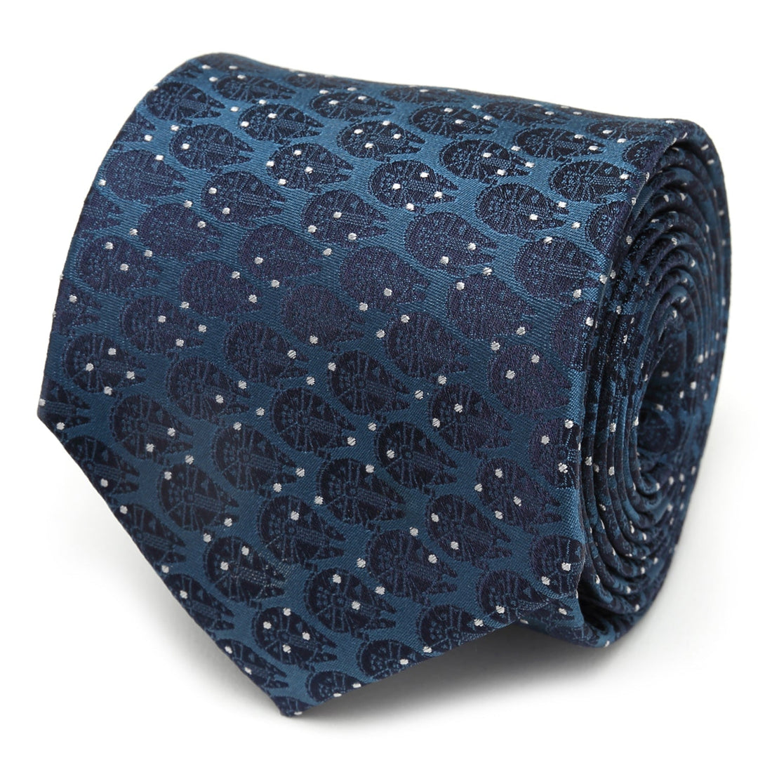 Star Wars Millennium Falcon Blue and White Dot Tie  DestGlow