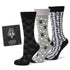 Star Wars Mandalorian Dress Socks 3-Pack and Mythosaur Lapel Pin Gift Set by Cufflinks.com