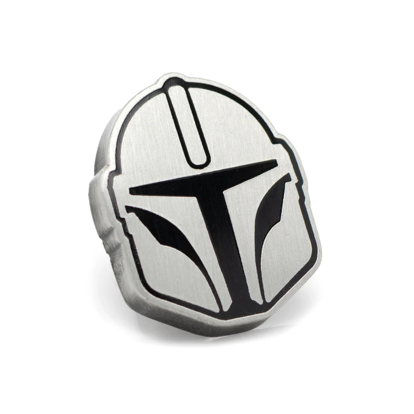 Star Wars Mandalorian and Mythosaur Multicolored Navy Dress Socks and Lapel Pin Gift Set by Cufflinks.com