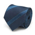Star Wars Millennium Falcon Blue Striped Tie by Cufflinks.com