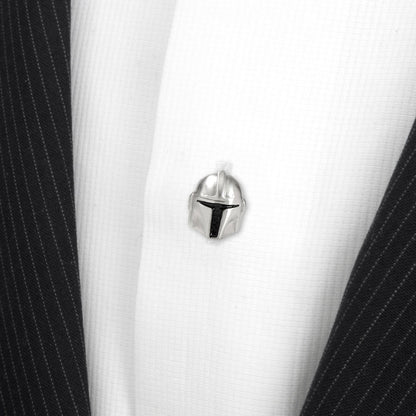 3D Mandalorian Helmet Studs by Cufflinks.com