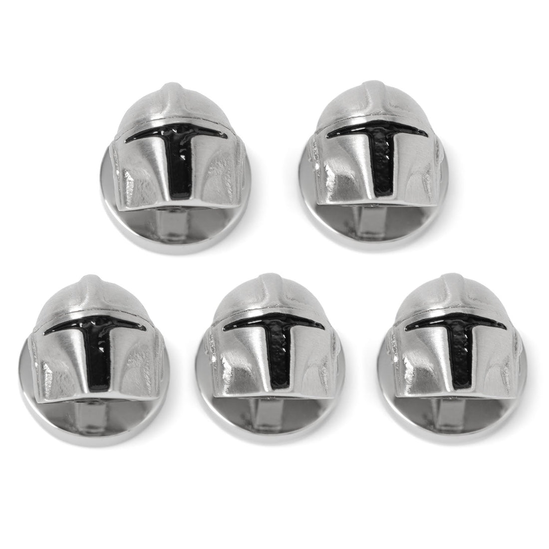 3D Mandalorian Helmet Studs by Cufflinks.com