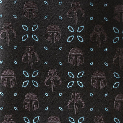 Star Wars Mandalorian Motif Black Tie by Cufflinks.com