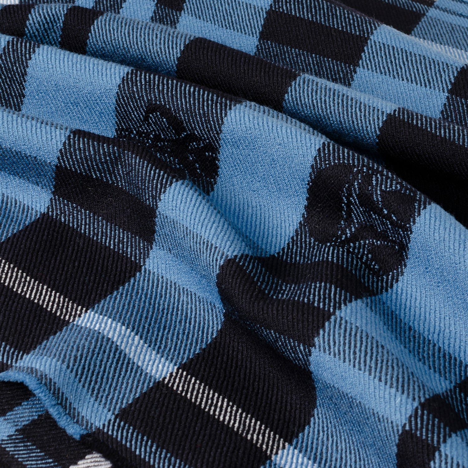 Star Wars Mandalorian Blue Tartan Scarf by Cufflinks.com