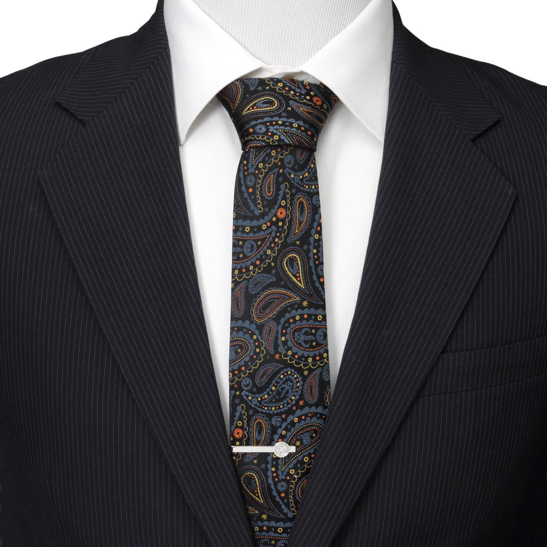 Star Wars Mandalorian Black Paisley Tie by Cufflinks.com
