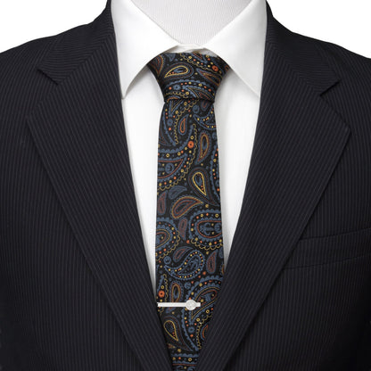 Star Wars Mandalorian Black Paisley Tie by Cufflinks.com