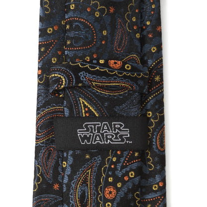 Star Wars Mandalorian Black Paisley Tie by Cufflinks.com