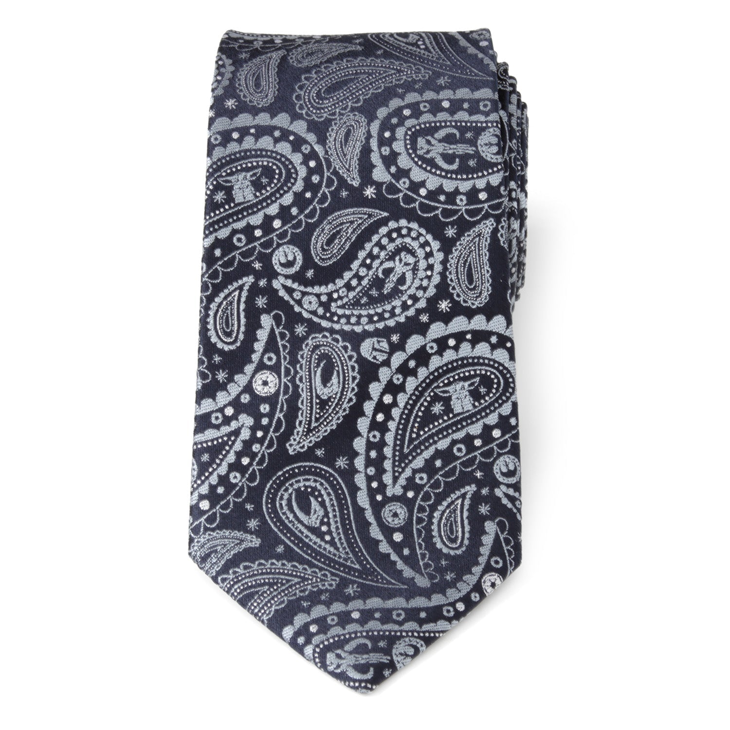 Star Wars Mandalorian Blue Paisley Tie by Cufflinks.com