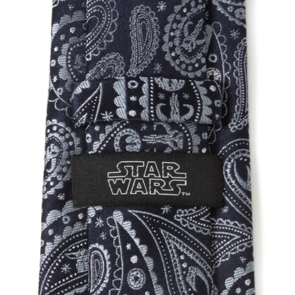 Star Wars Mandalorian Blue Paisley Tie by Cufflinks.com