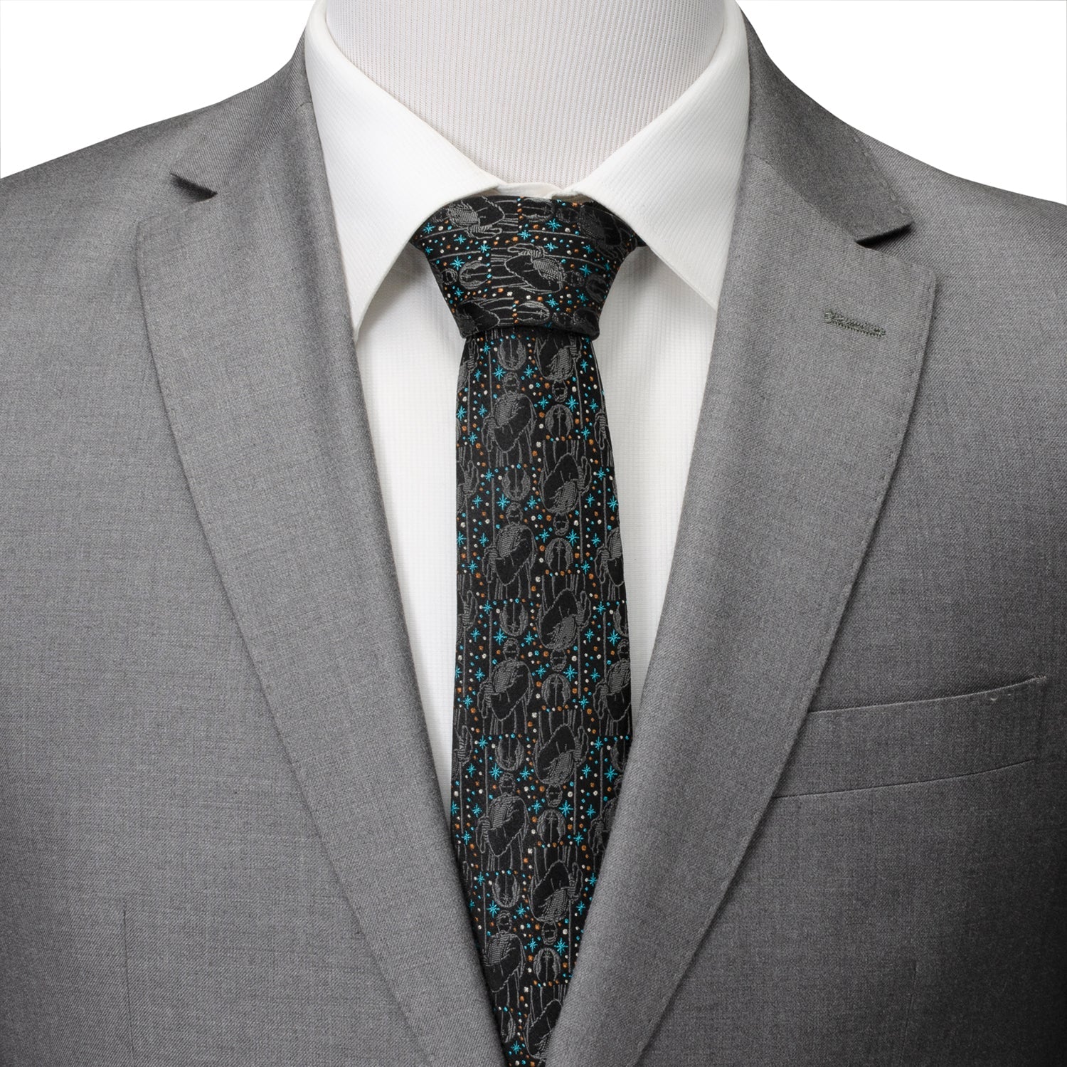 Star Wars Obi-Wan Kenobi Gray Tie by Cufflinks.com