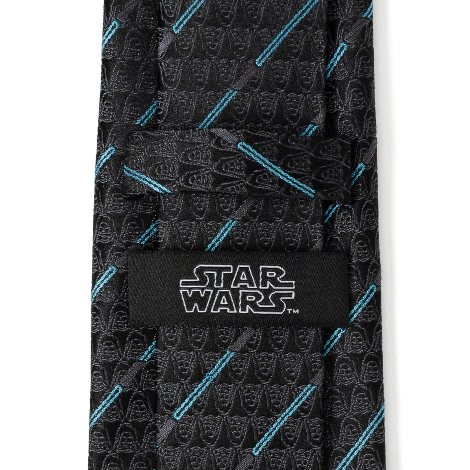 Star Wars Obi-Wan Kenobi LIGHTSABER Pattern Black Tie by Cufflinks.com