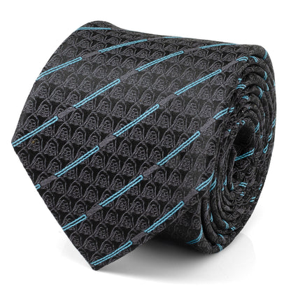 Star Wars Obi-Wan Kenobi LIGHTSABER Pattern Black Tie by Cufflinks.com
