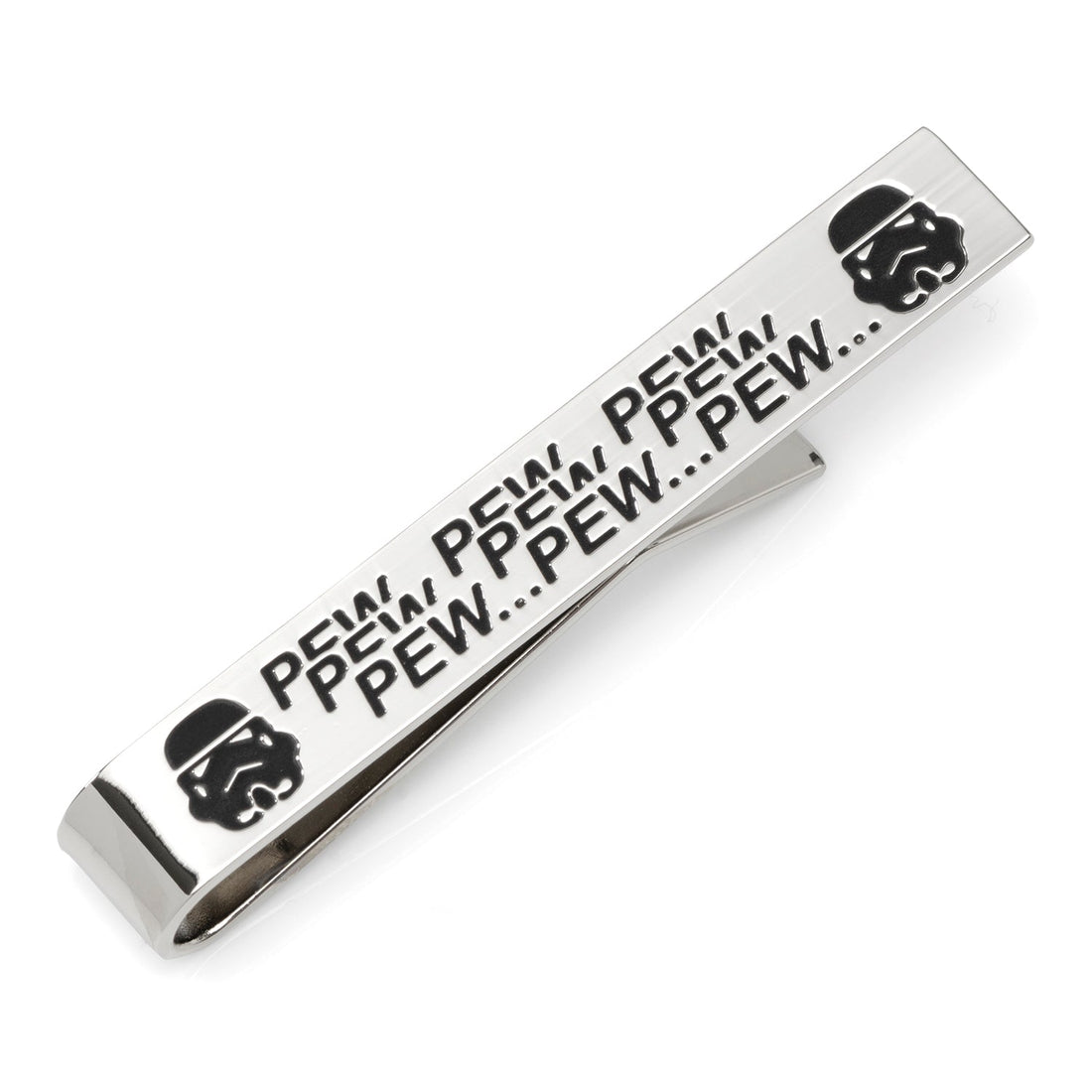 Star Wars Stormtrooper Pew Pew Pew Tie Bar by Cufflinks.com