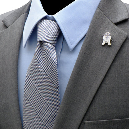 Star Wars R2-D2 Cufflinks, Lapel Pin, and Tie Bar 3-Piece Gift Set