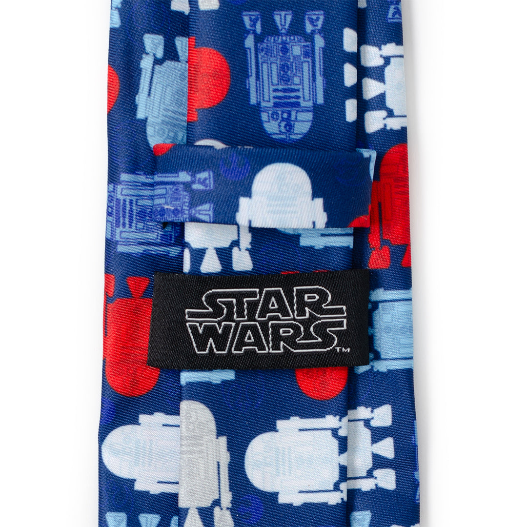 Star Wars R2-D2 Red, White, and Blue Tie by Cufflinks.com