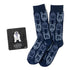 Star Wars R2-D2 Light and Dark Blue Dress Socks and Lapel Pin Gift Set by Cufflinks.com