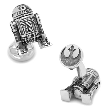 Star Wars R2-D2 3D Cufflinks by Cufflinks.com
