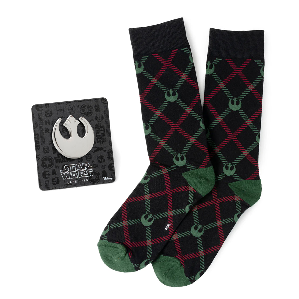 Star Wars Rebel Alliance Dress Socks and Lapel Pin Gift Set by Cufflinks.com