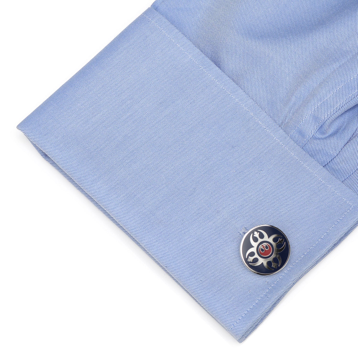 Star Wars Rebel Alliance Starbird Crest Blue and Red Cufflinks by Cufflinks.com