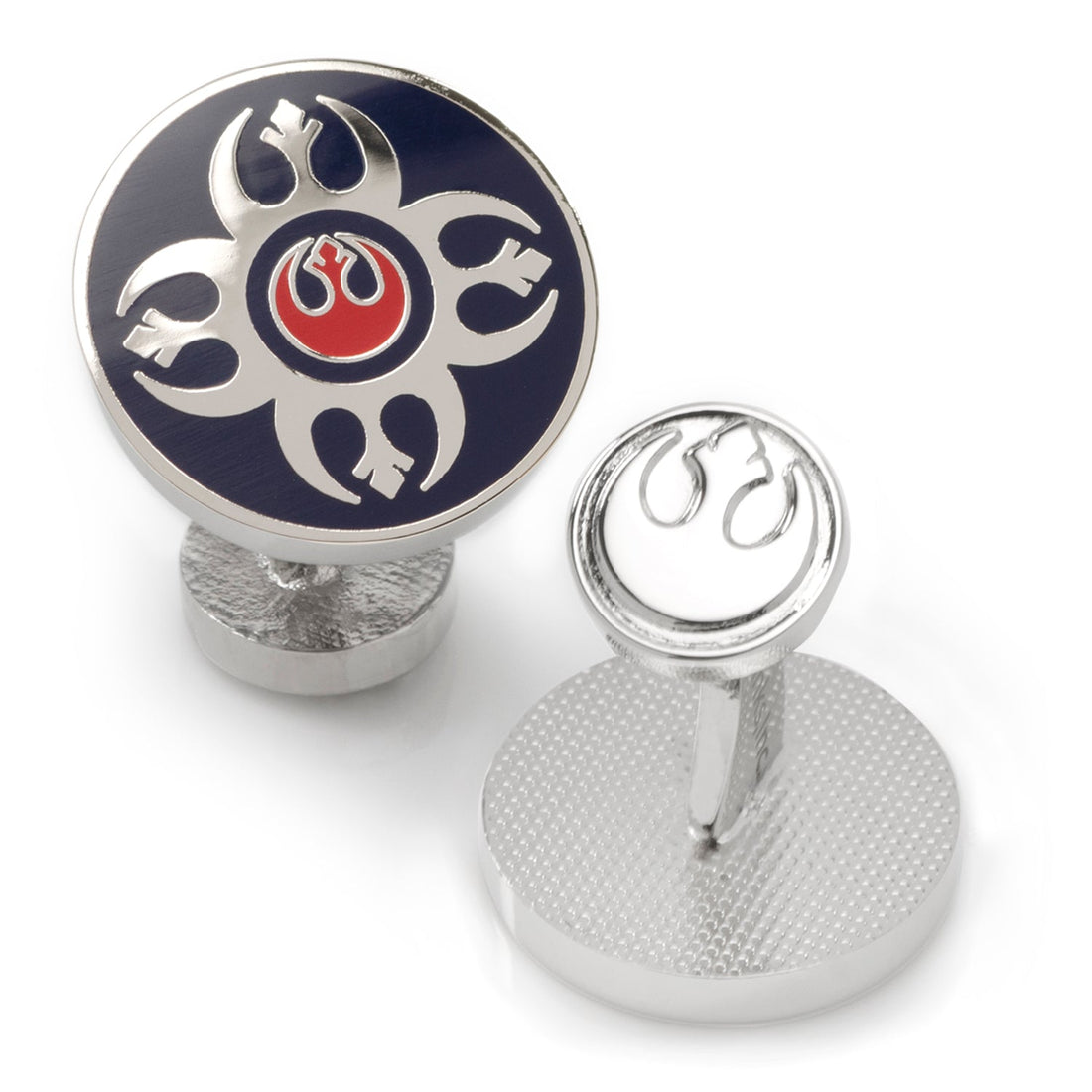 Star Wars Rebel Alliance Starbird Crest Blue and Red Cufflinks by Cufflinks.com