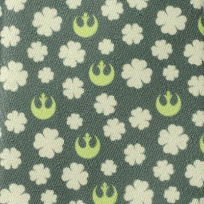 Star Wars Rebel Alliance Crest and Shamrock Green Tie by Cufflinks.com