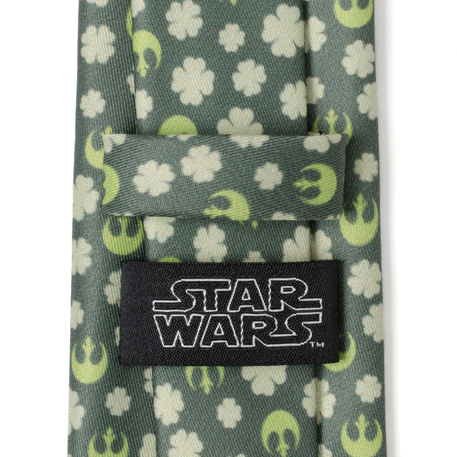 Star Wars Rebel Alliance Crest and Shamrock Green Tie by Cufflinks.com