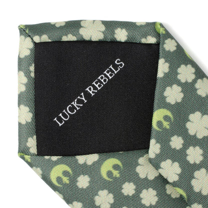 Star Wars Rebel Alliance Crest and Shamrock Green Tie by Cufflinks.com