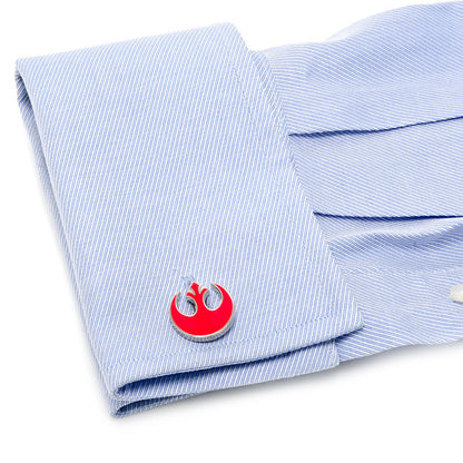 Star Wars Rebel Alliance Starbird Crest Red Cufflinks by Cufflinks.com