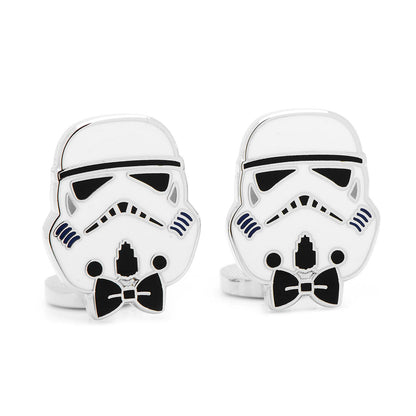 Star Wars Stormtrooper with Bow Tie Cufflinks by Cufflinks.com