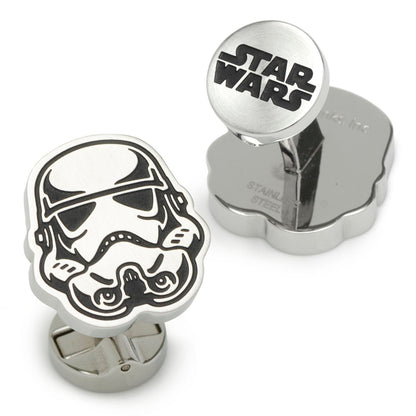 Star Wars Stormtrooper Stainless Steel Cufflinks by Cufflinks.com