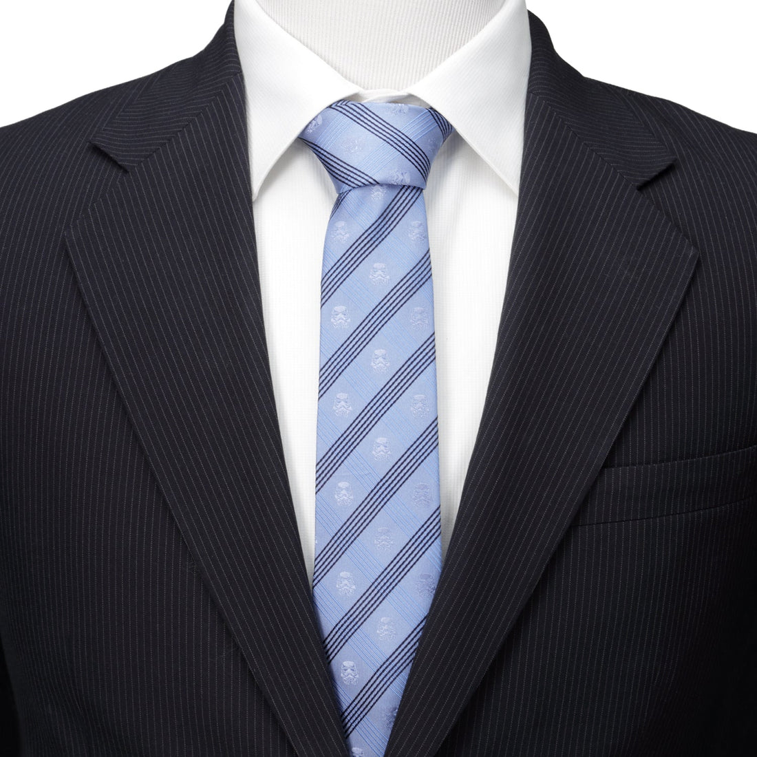 Star Wars Stormtrooper Blue Plaid Tie by Cufflinks.com