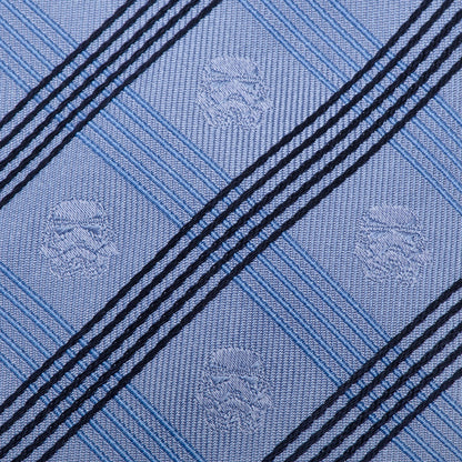 Star Wars Stormtrooper Blue Plaid Tie by Cufflinks.com