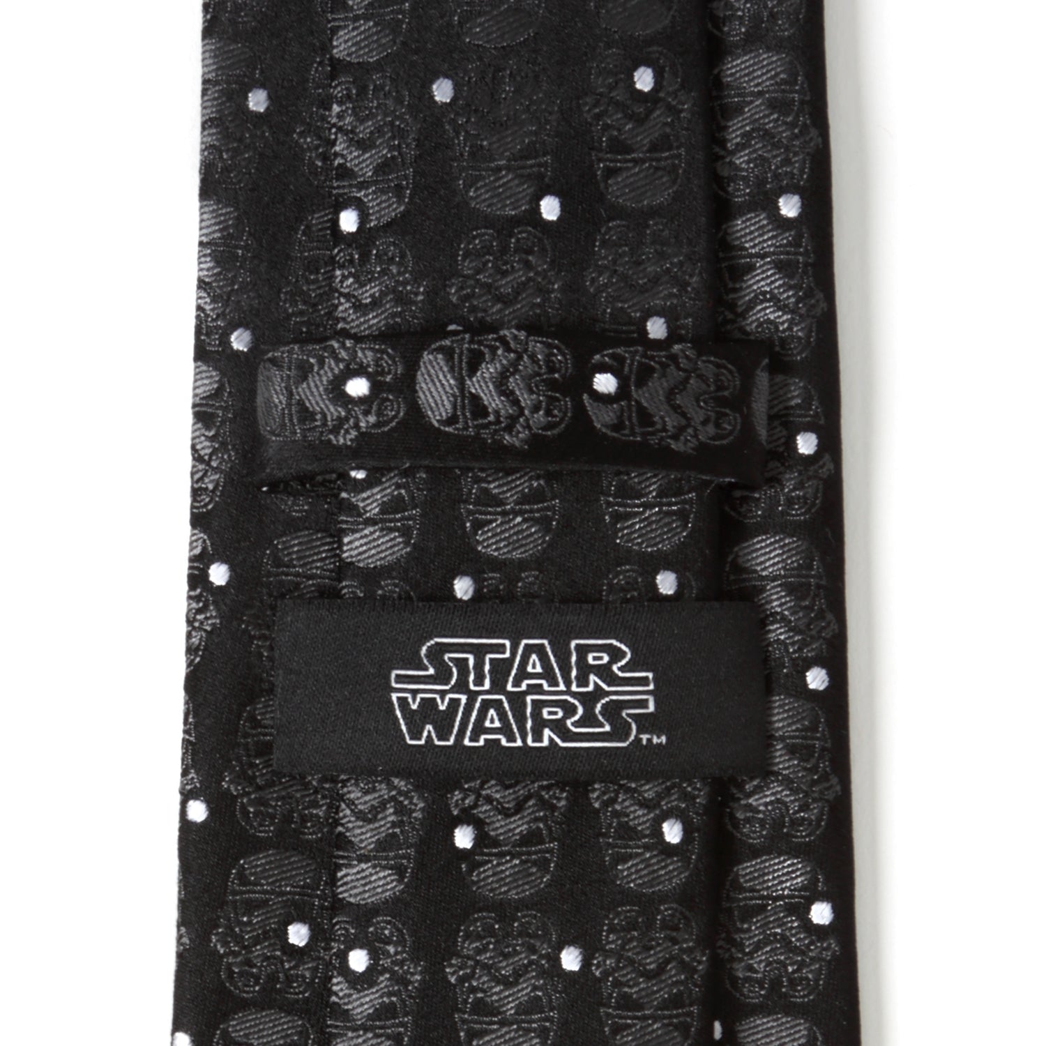 Star Wars Stormtrooper Dotted Black Tie by Cufflinks.com