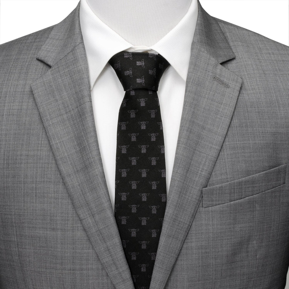 Star Wars Grogu Black Tie by Cufflinks.com