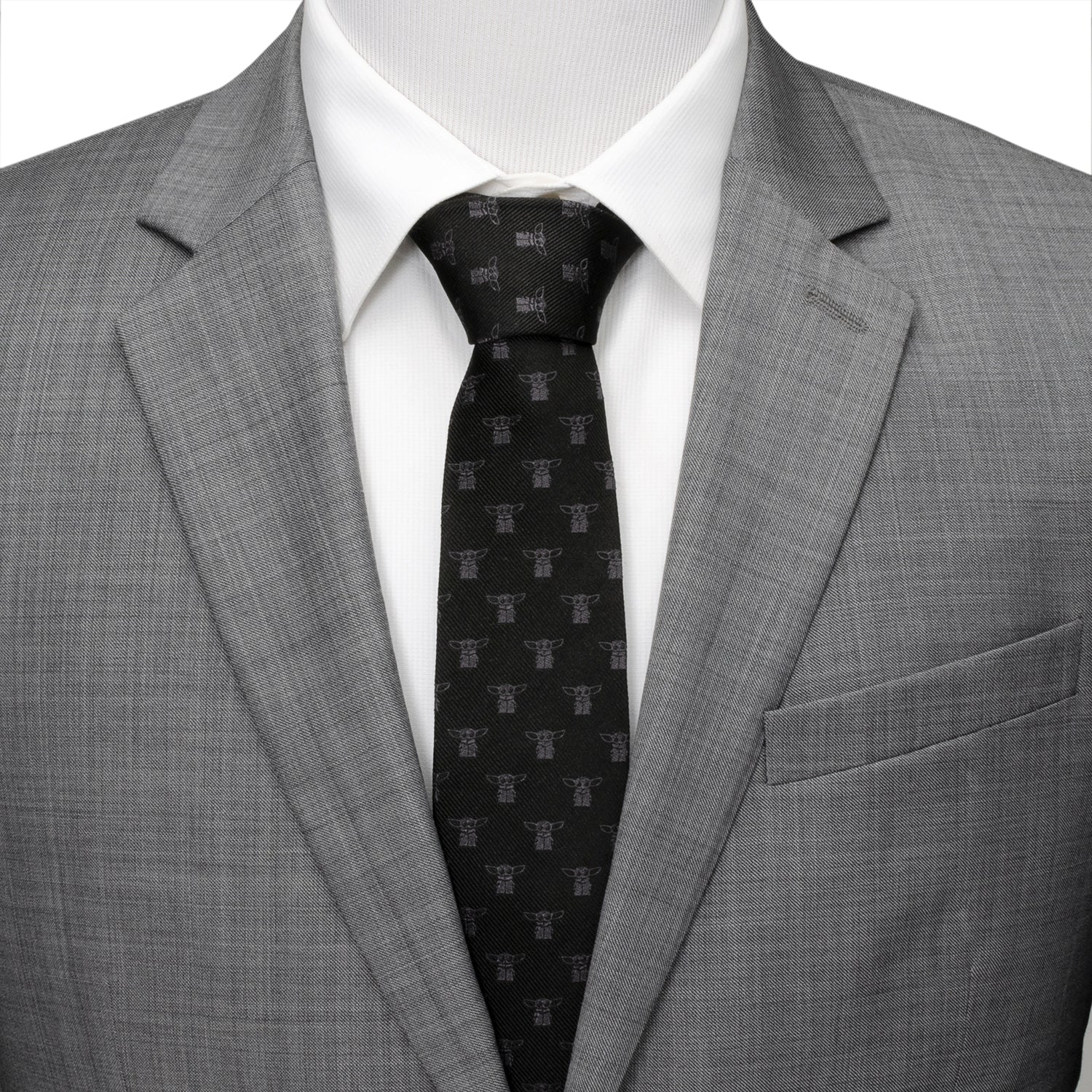 Star Wars Grogu Black Tie by Cufflinks.com