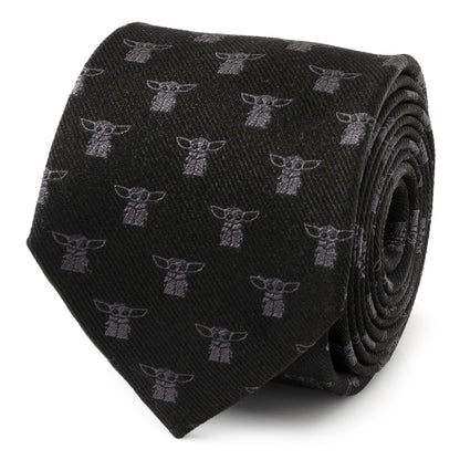 Star Wars Grogu Black Tie by Cufflinks.com
