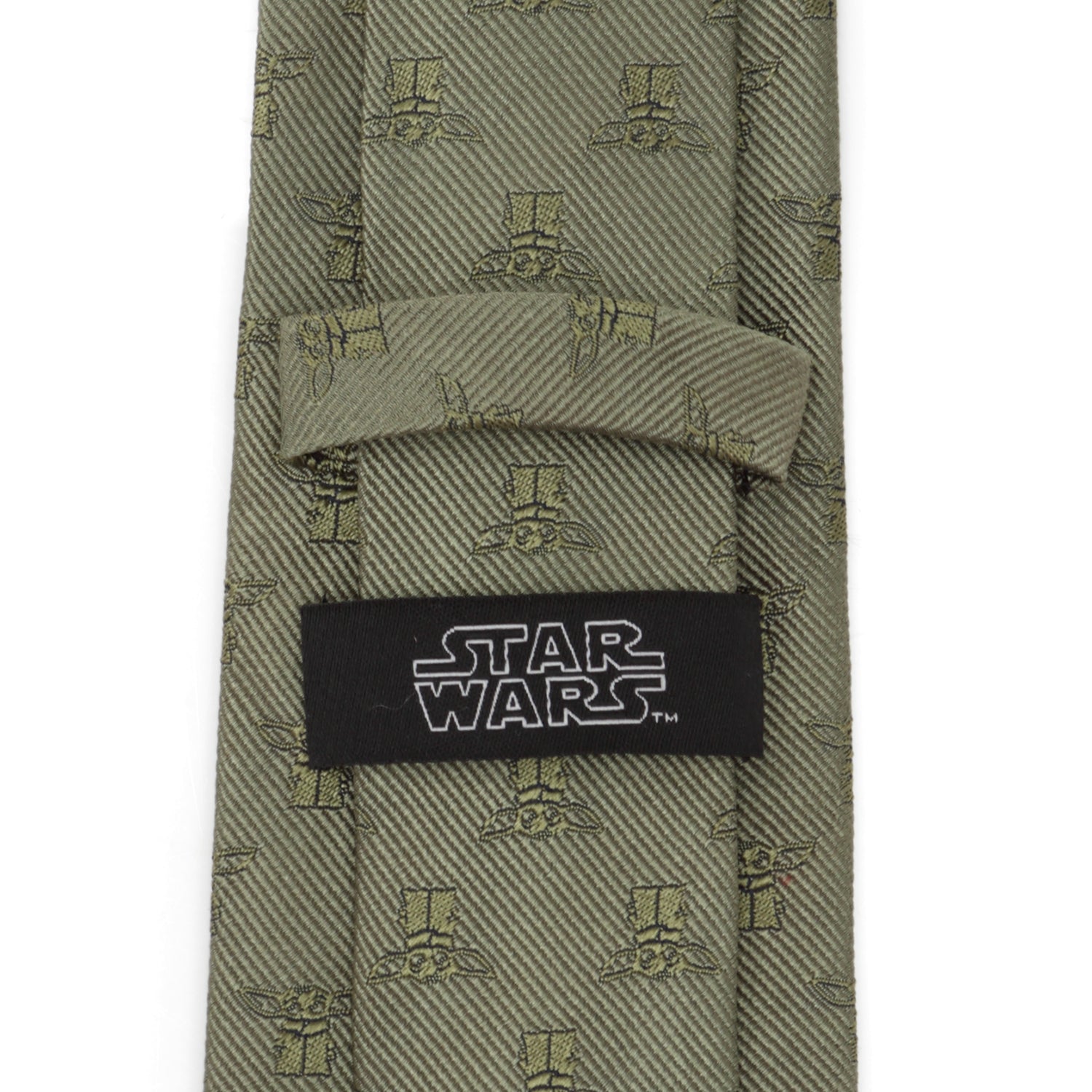 Star Wars Grogu Sage Green Tie by Cufflinks.com